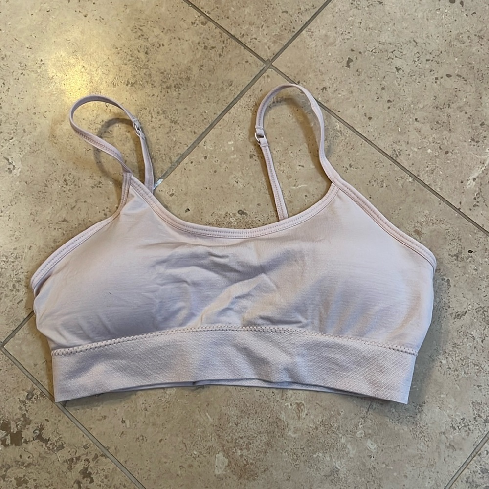 Nude padded sports bra/ bralette